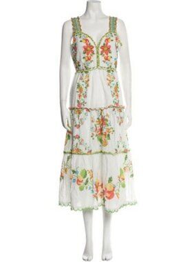Farm Rio Floral Maxi Dress S